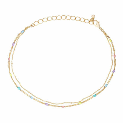Neon Sorbet Anklet - Gold - Twinkle Twinkle Little One