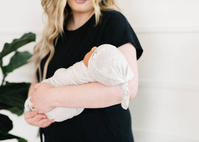 Oat Knit Swaddle Blanket - Twinkle Twinkle Little One