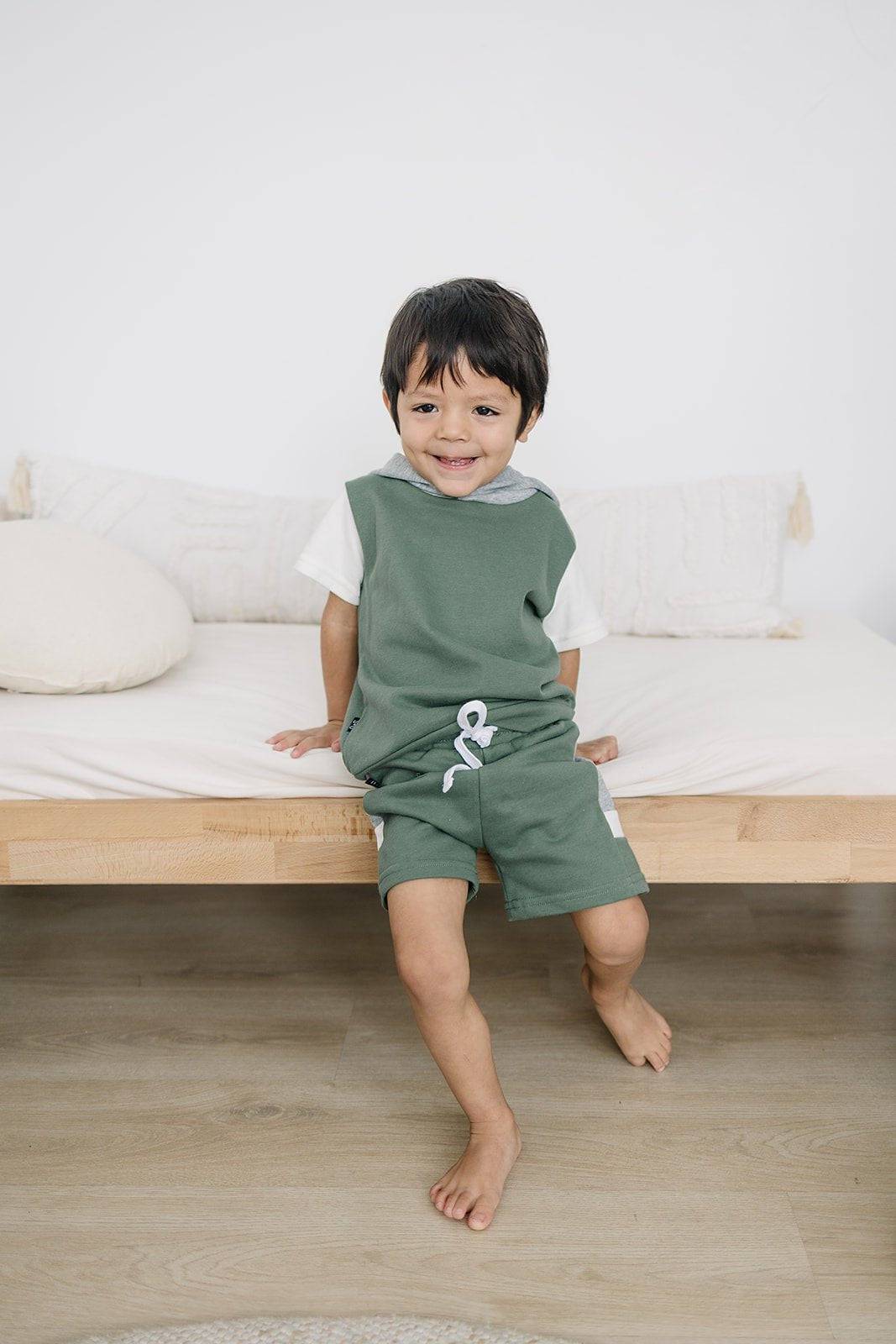 Owen Shirt & Short Set - Green - Twinkle Twinkle Little One
