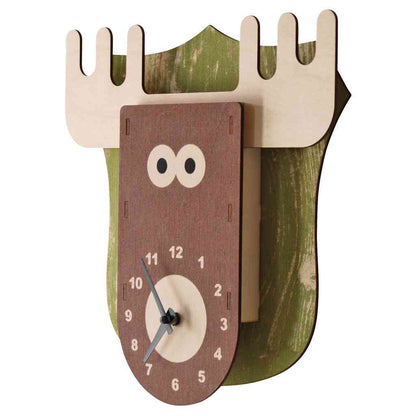 Moose 3-D Clock