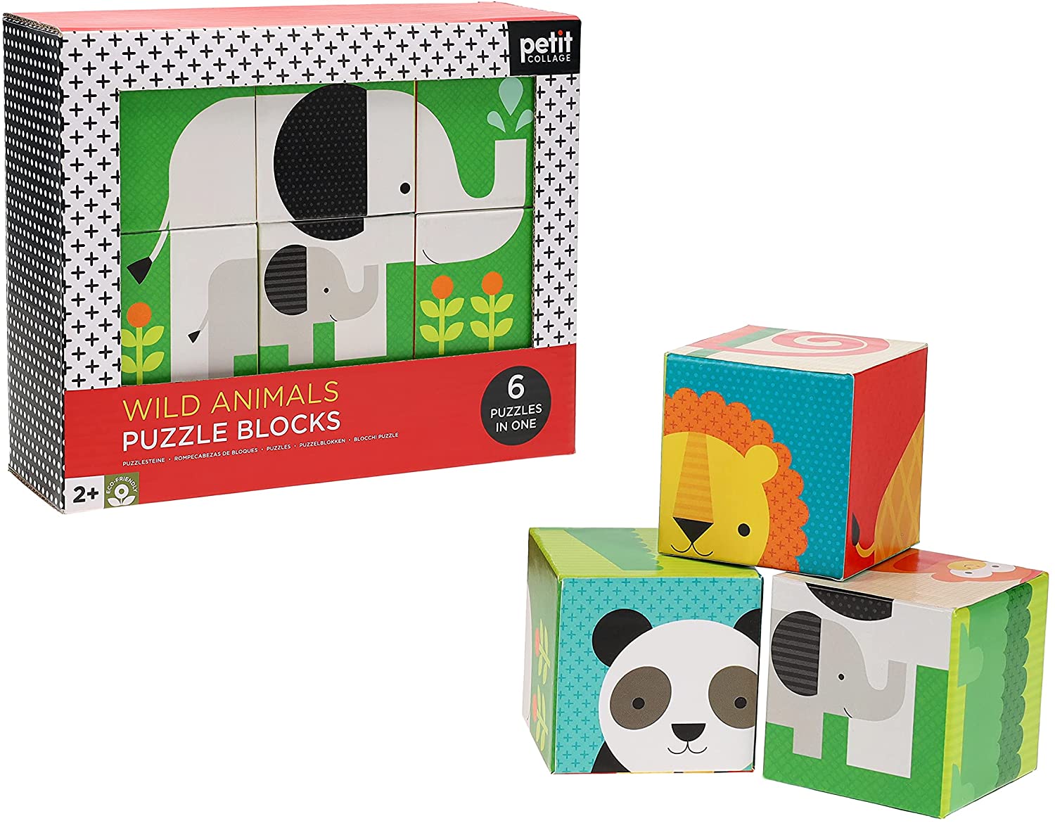 Wild Animals Puzzle Blocks - Twinkle Twinkle Little One