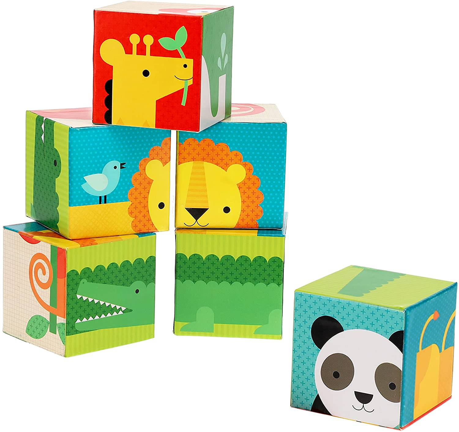 Wild Animals Puzzle Blocks - Twinkle Twinkle Little One