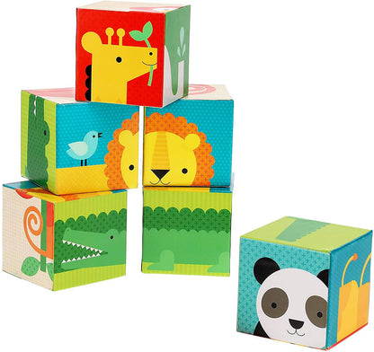 Wild Animals Puzzle Blocks - Twinkle Twinkle Little One
