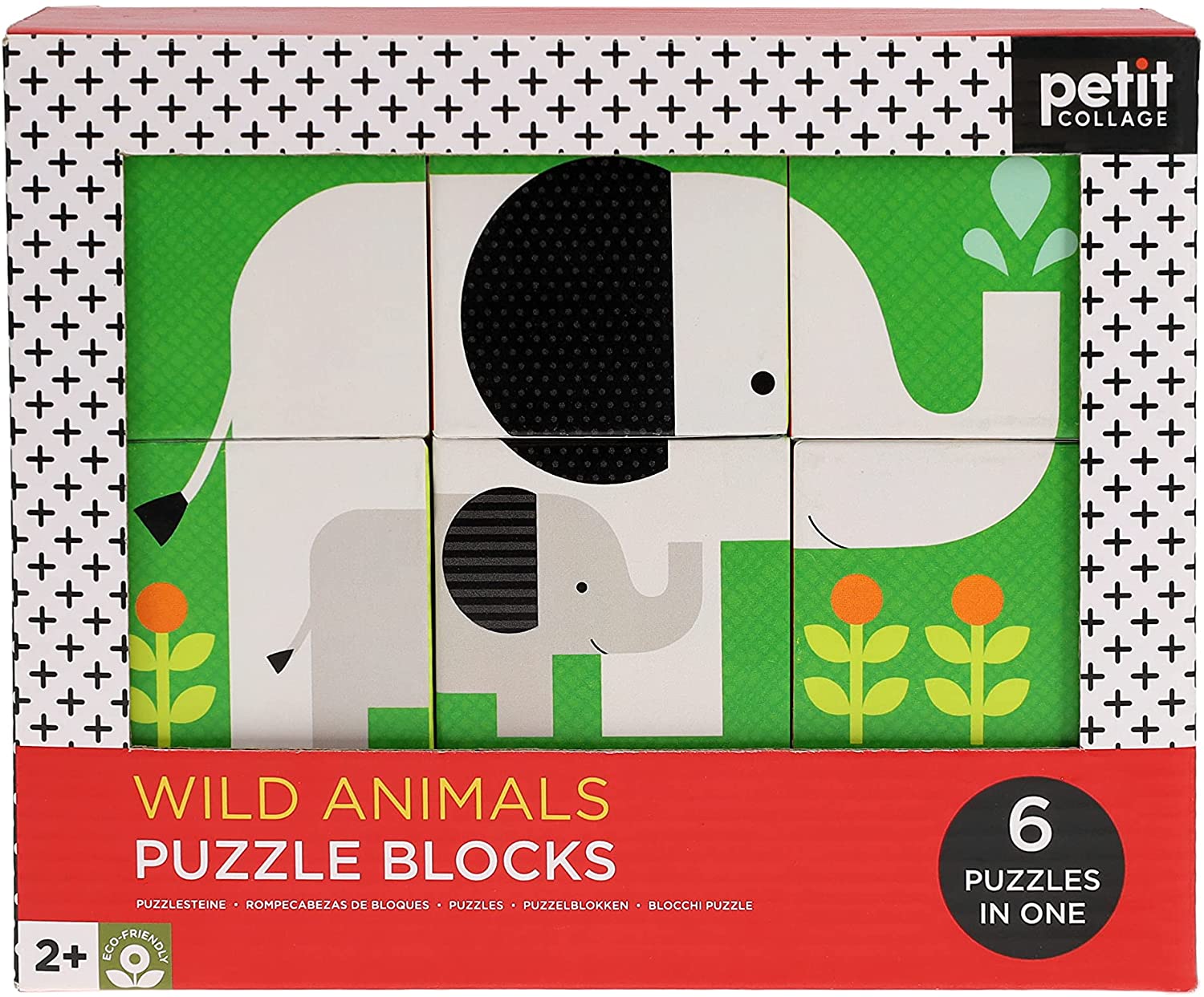 Wild Animals Puzzle Blocks - Twinkle Twinkle Little One