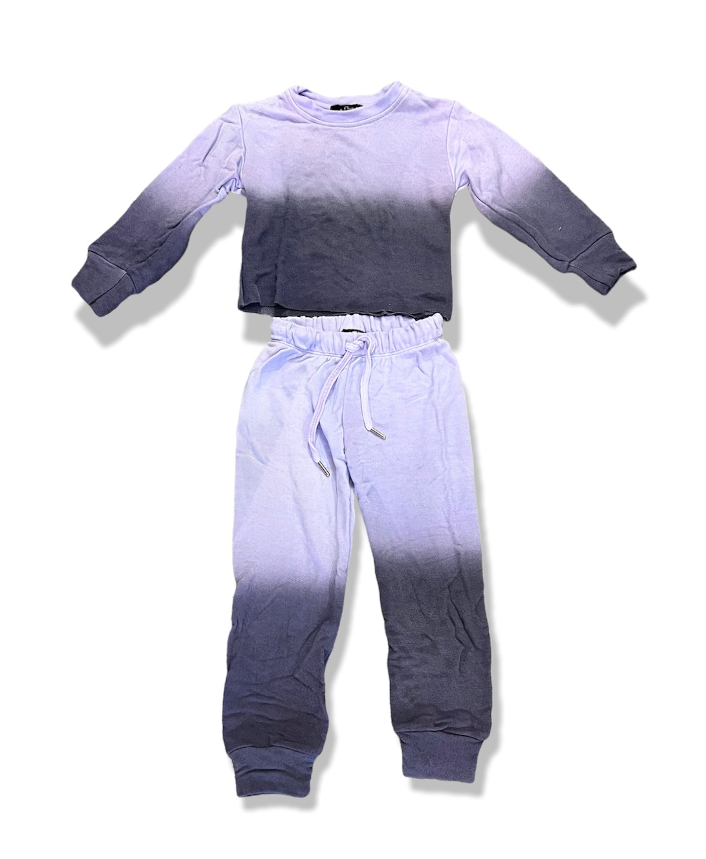 Purple Ombre Sweatshirt & Jogger Set - Twinkle Twinkle Little One