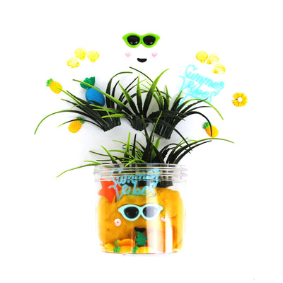 Pineapple Summer Play Dough-To-Go Kit - Twinkle Twinkle Little One
