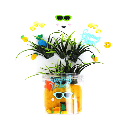Pineapple Summer Play Dough-To-Go Kit - Twinkle Twinkle Little One