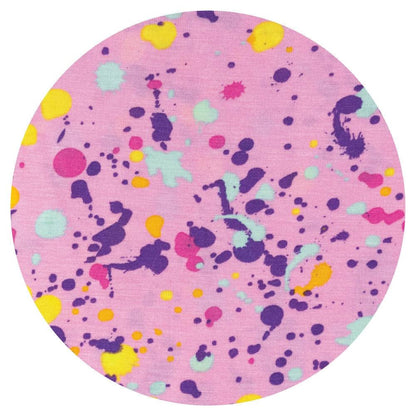 Little Sleepies Pink Paint Party Bamboo Viscose Zippy - Twinkle Twinkle Little One