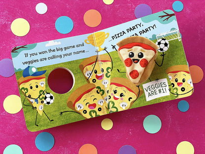 Pizza Party! Finger Puppet Board Book - Twinkle Twinkle Little One