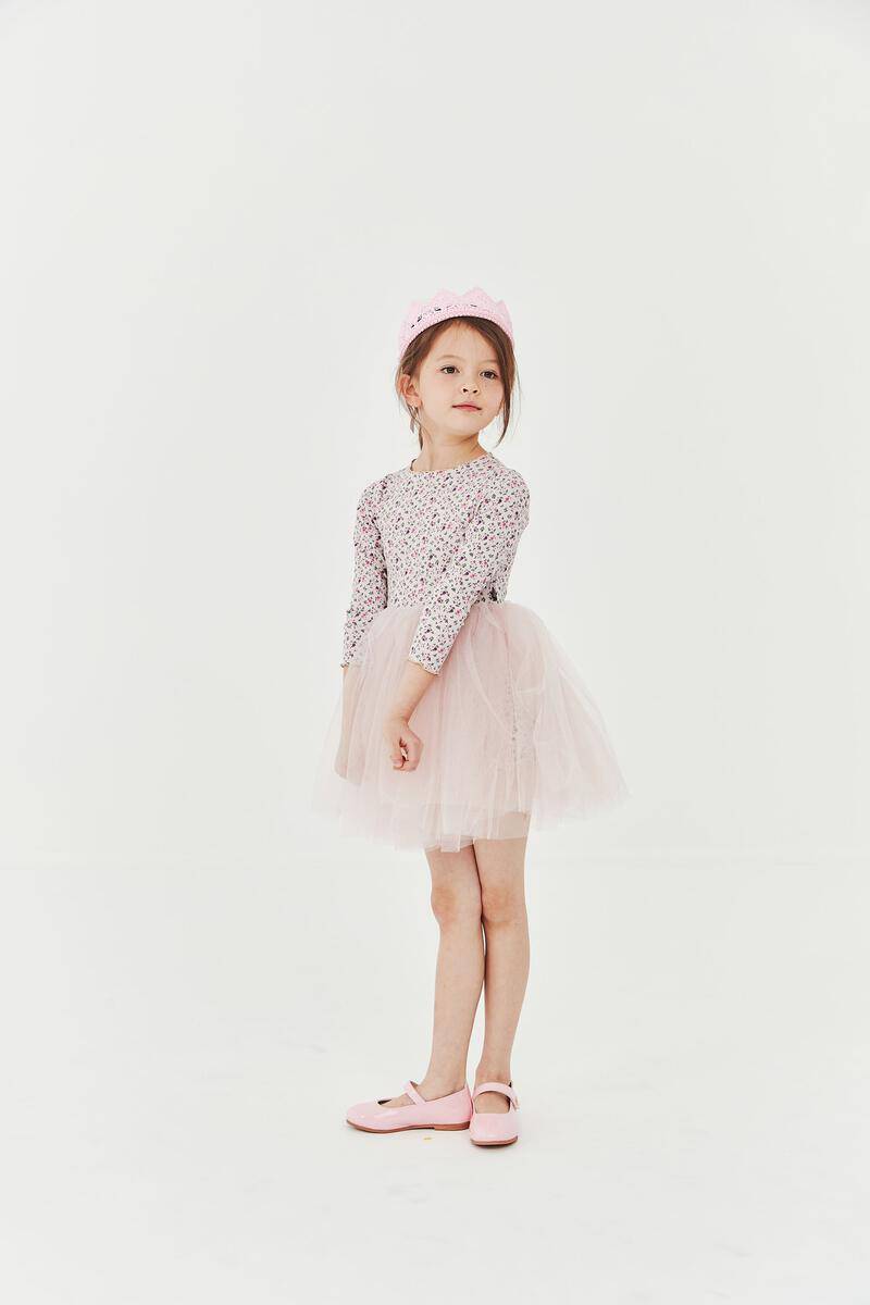 Pink Poppy Flower Tutu Dress - Twinkle Twinkle Little One