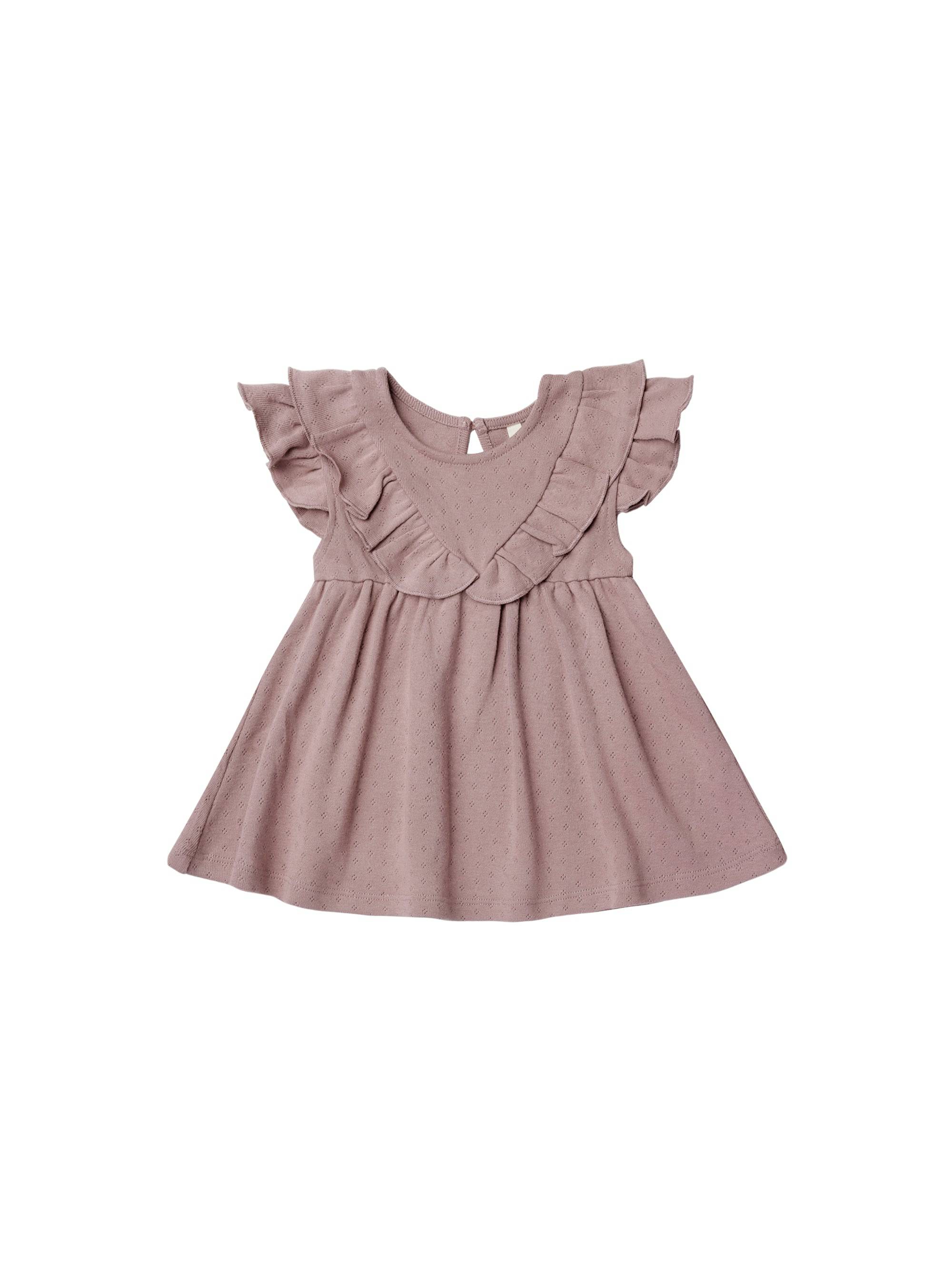 Lilac Sleeveless Ruffle V Dress - Twinkle Twinkle Little One