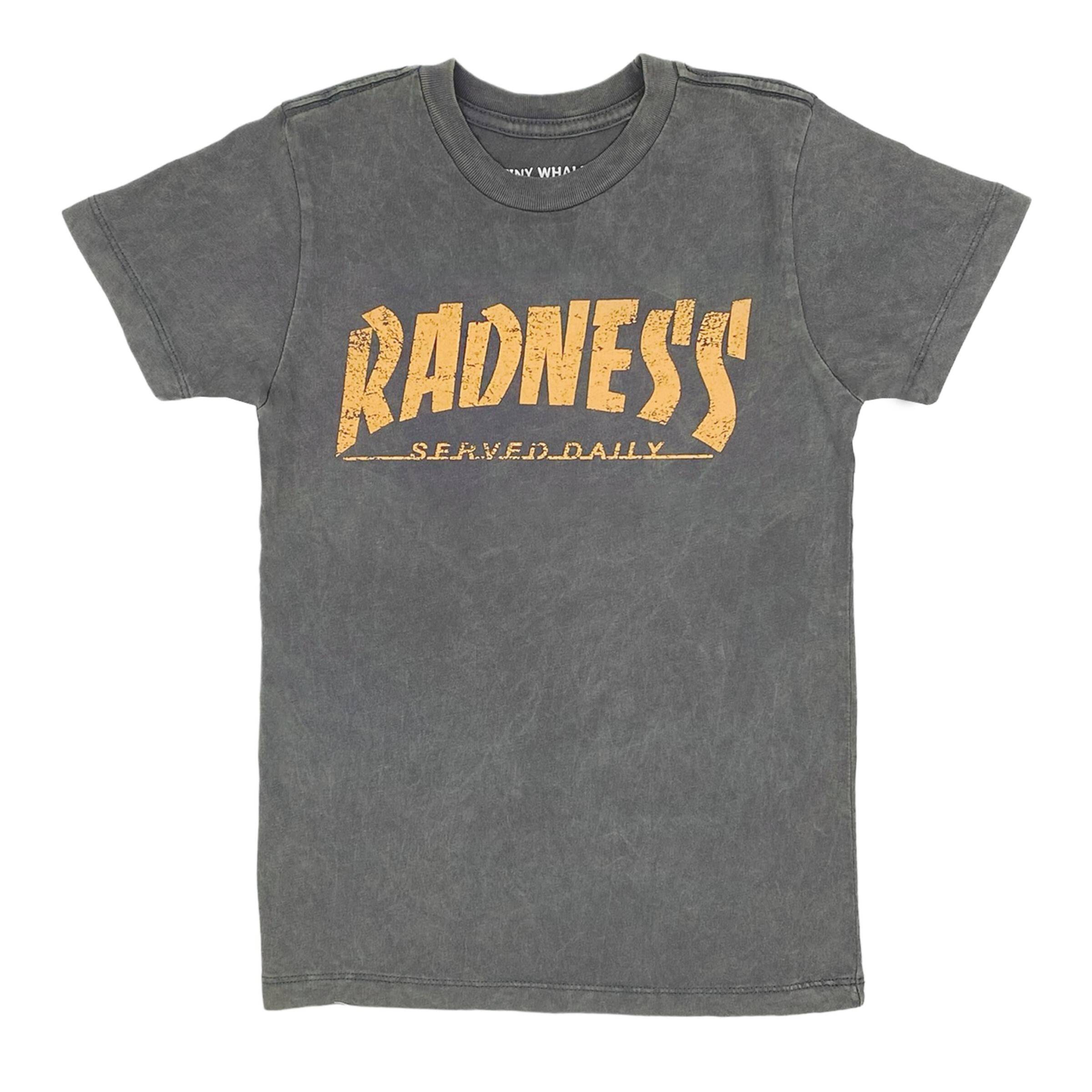 Tiny Whales Radness Mineral Black T-Shirt | Twinkle Twinkle Little One