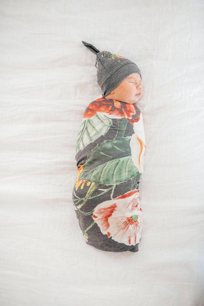Raven Knit Swaddle Blanket - Twinkle Twinkle Little One