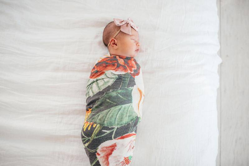 Raven Knit Swaddle Blanket - Twinkle Twinkle Little One