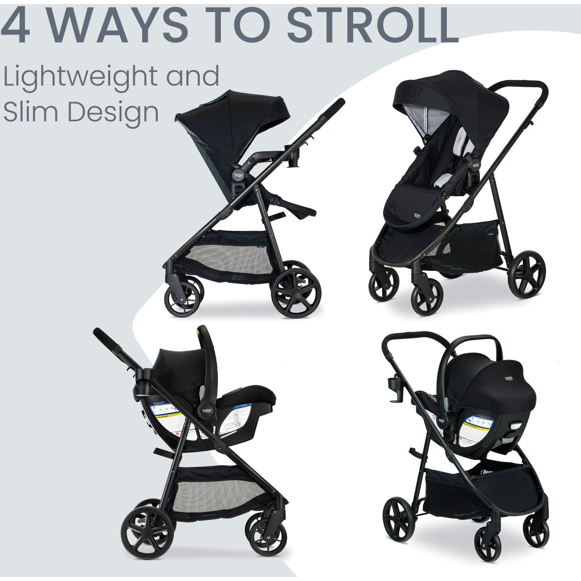 Britax Willow Brook Travel System - Twinkle Twinkle Little One