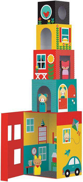 Peek-A-Boo House Stacking Blocks Playset - Twinkle Twinkle Little One