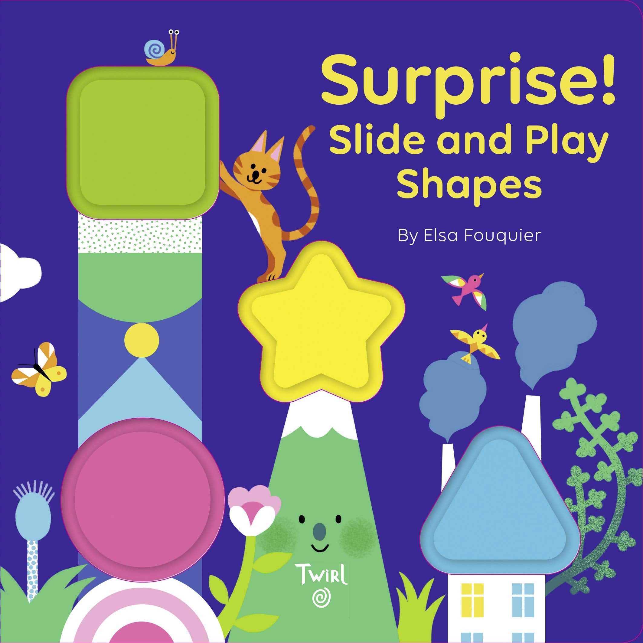 SURPRISE! Slide and Play Shapes Board Book - Twinkle Twinkle Little One