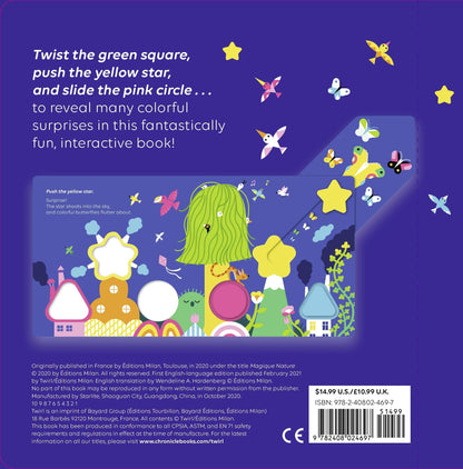 SURPRISE! Slide and Play Shapes Board Book - Twinkle Twinkle Little One