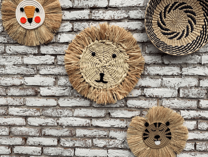 Leo Lion Grass Wall Decoration - Twinkle Twinkle Little One