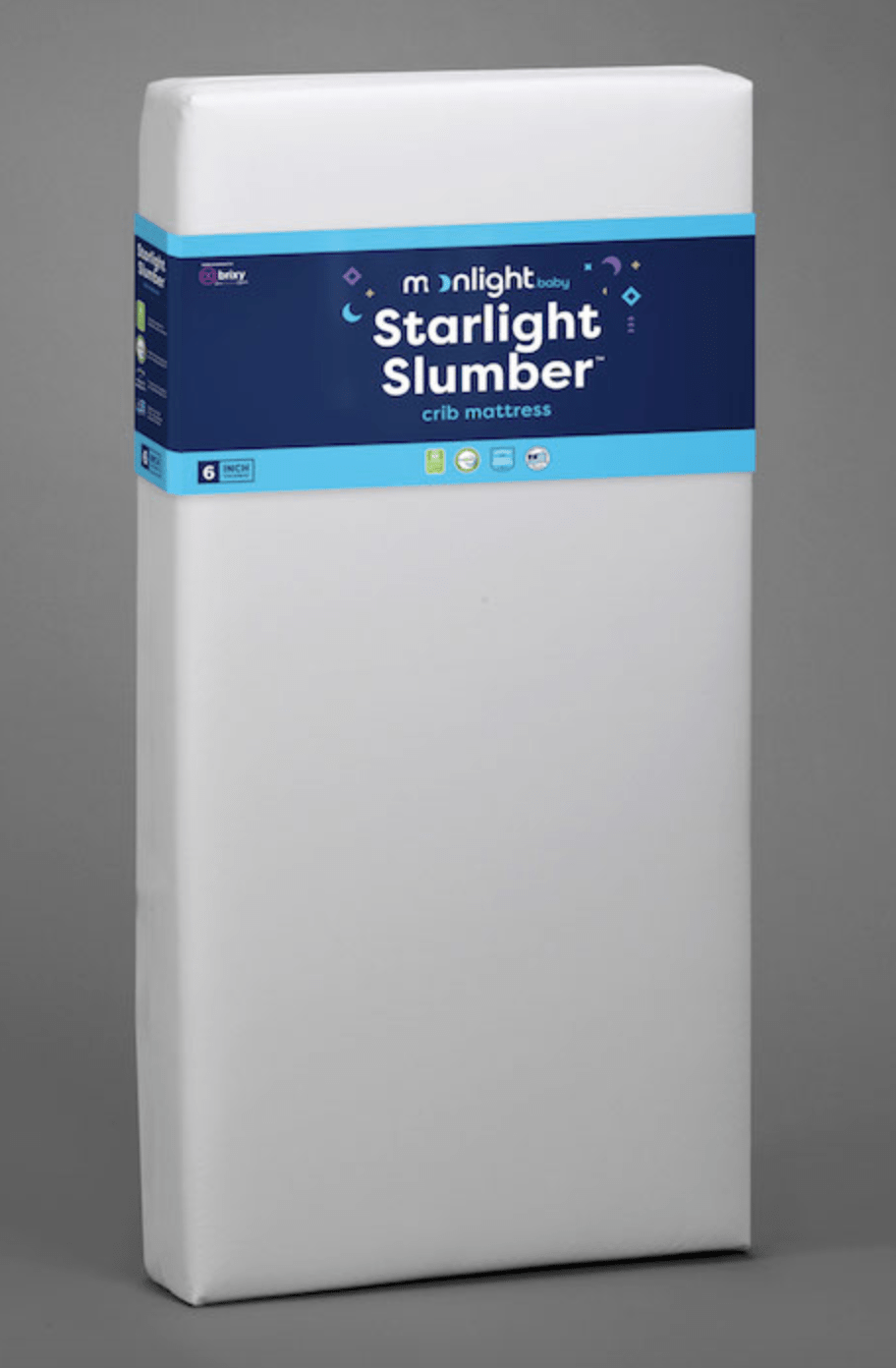 Starlight Slumber Crib Mattress w/ Airflow Cover - Twinkle Twinkle Little One