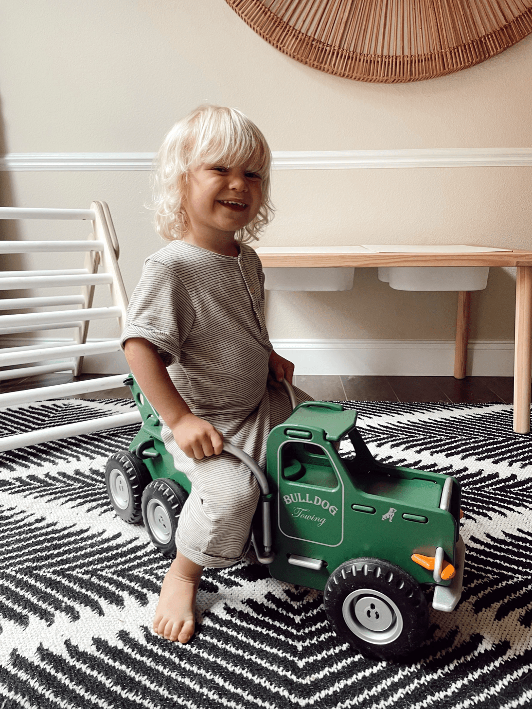 Mack Ride-On Truck - Green - Twinkle Twinkle Little One