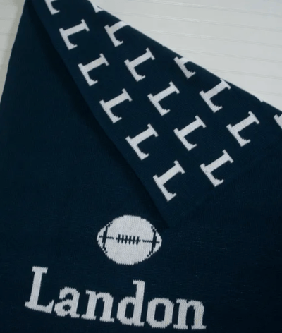 Motif & Letters Double Cotton Knit Blanket - Twinkle Twinkle Little One