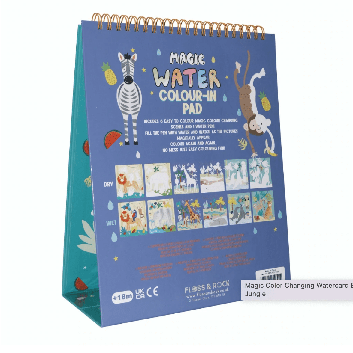 Magic Color Changing Watercard Easel and Pen - Jungle - Twinkle Twinkle Little One