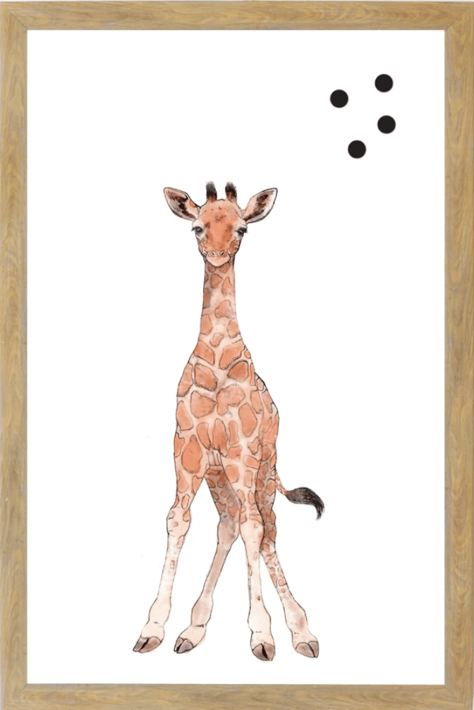 Jungle Animals Giraffe Magnet Board - Twinkle Twinkle Little One