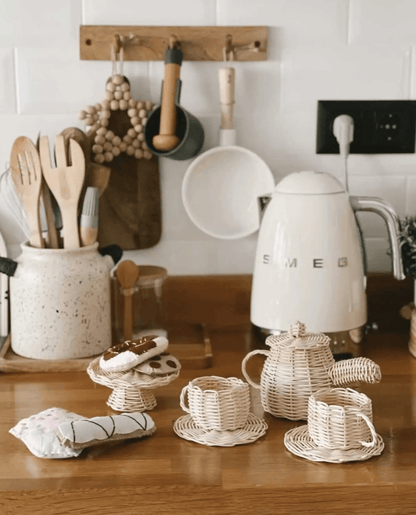 Rattan High Tea 10 Piece Set - Twinkle Twinkle Little One