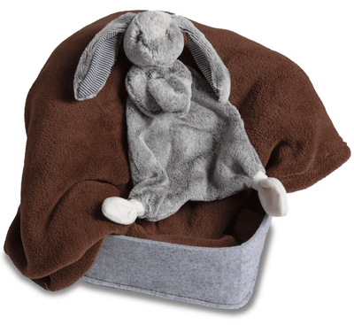 Silky Grey Bunny Lovey - Twinkle Twinkle Little One
