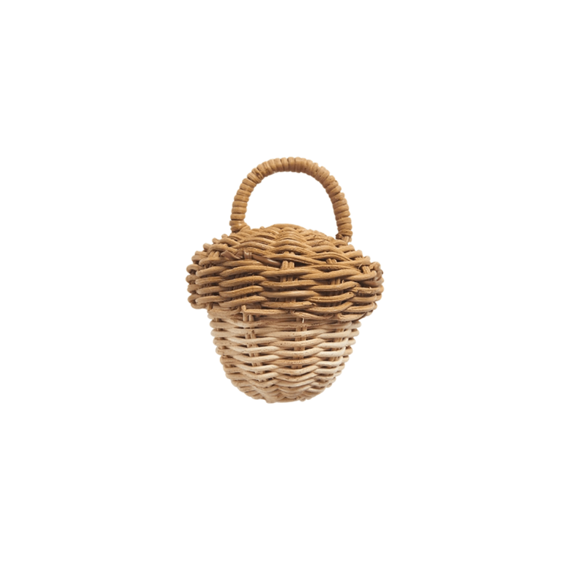 Rattan Acorn Rattle - Twinkle Twinkle Little One