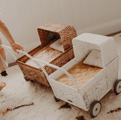 Rattan Strolley - Natural - Twinkle Twinkle Little One