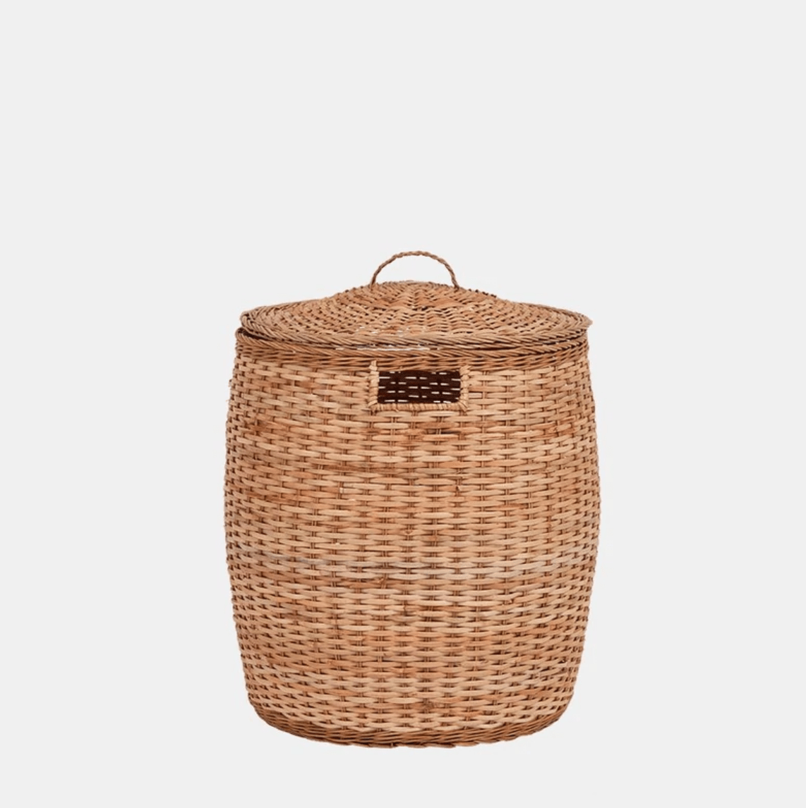 Rattan Tuscan Lidded Storage Basket - Twinkle Twinkle Little One
