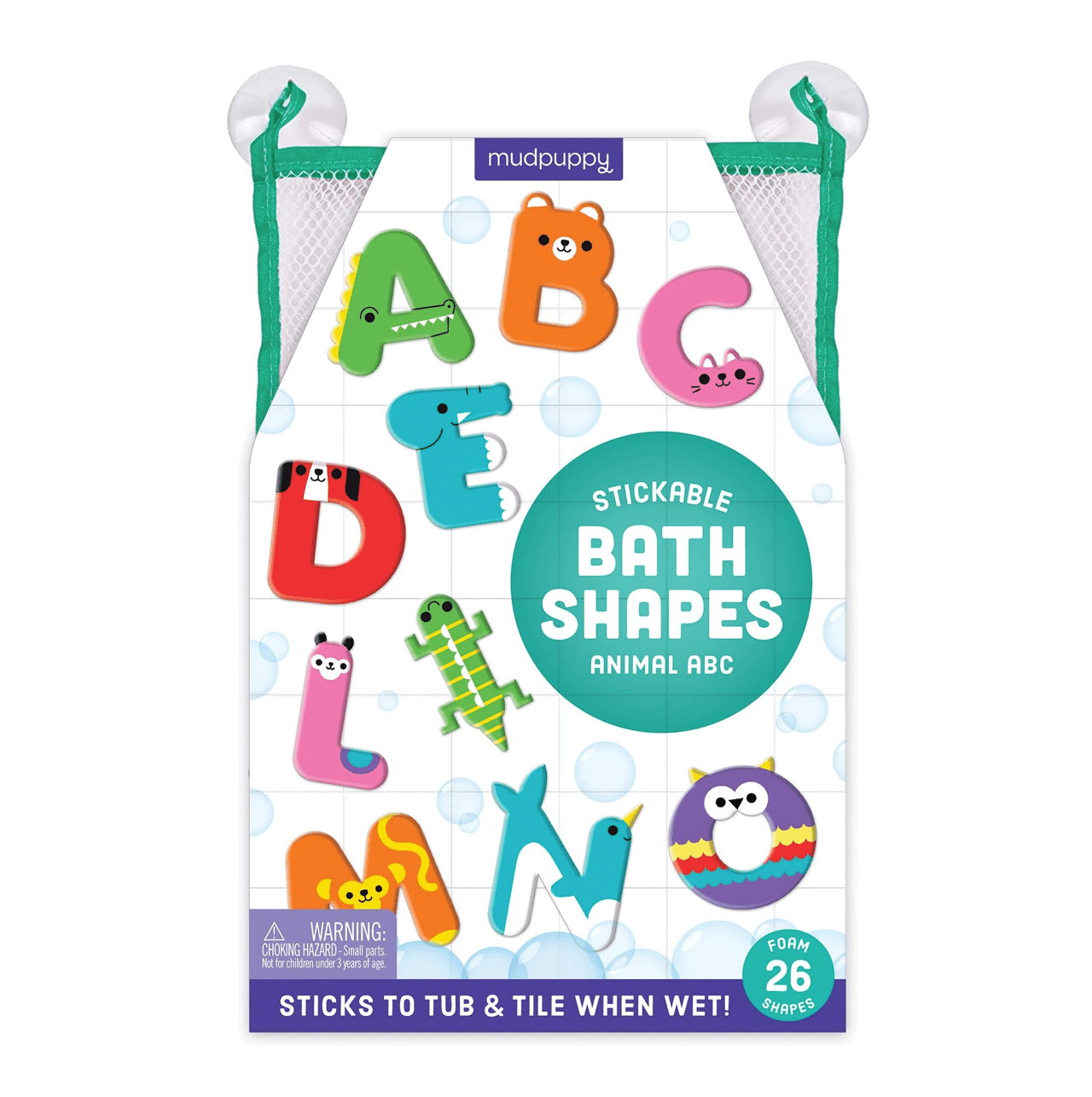Animal ABC Stickable Foam Bath Shapes - Twinkle Twinkle Little One
