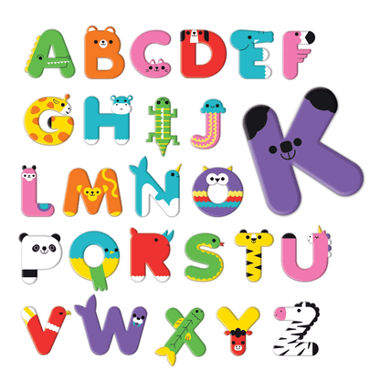 Animal ABC Stickable Foam Bath Shapes - Twinkle Twinkle Little One