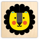 Animal Faces 4 Layer Wood Puzzle - Twinkle Twinkle Little One