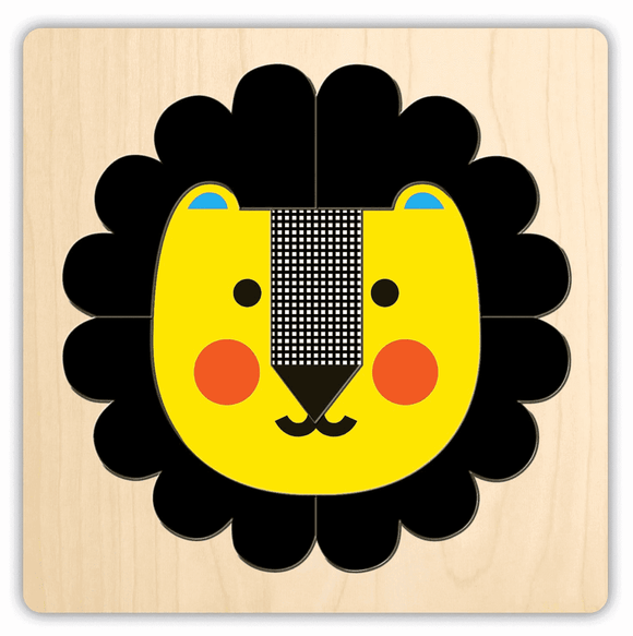 Animal Faces 4 Layer Wood Puzzle - Twinkle Twinkle Little One