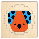 Animal Faces 4 Layer Wood Puzzle - Twinkle Twinkle Little One