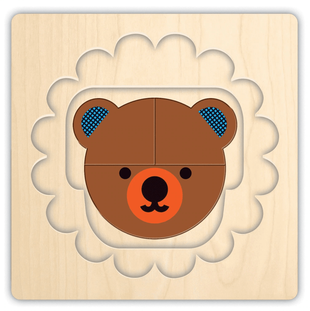 Animal Faces 4 Layer Wood Puzzle - Twinkle Twinkle Little One