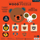 Animal Faces 4 Layer Wood Puzzle - Twinkle Twinkle Little One