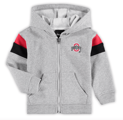 Ohio State Buckeyes Toddler Ready Fleece Full-Zip Hoodie Jacket - Twinkle Twinkle Little One