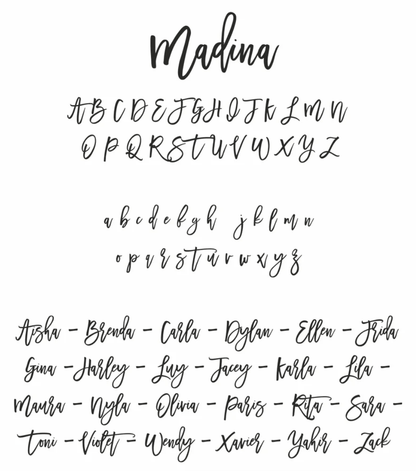 Script Acrylic Wall Name Sign - Twinkle Twinkle Little One