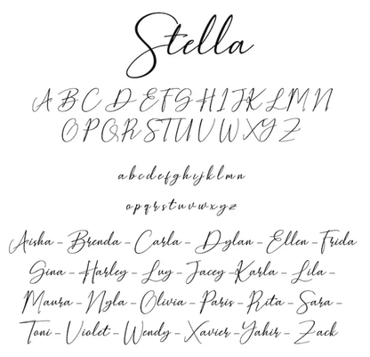 Script Acrylic Wall Name Sign - Twinkle Twinkle Little One