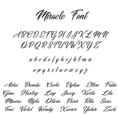 Script Acrylic Wall Name Sign - Twinkle Twinkle Little One