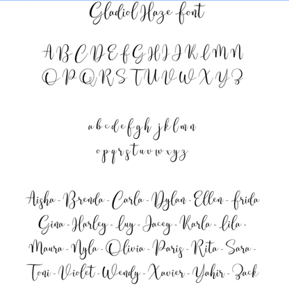 Script Acrylic Wall Name Sign - Twinkle Twinkle Little One