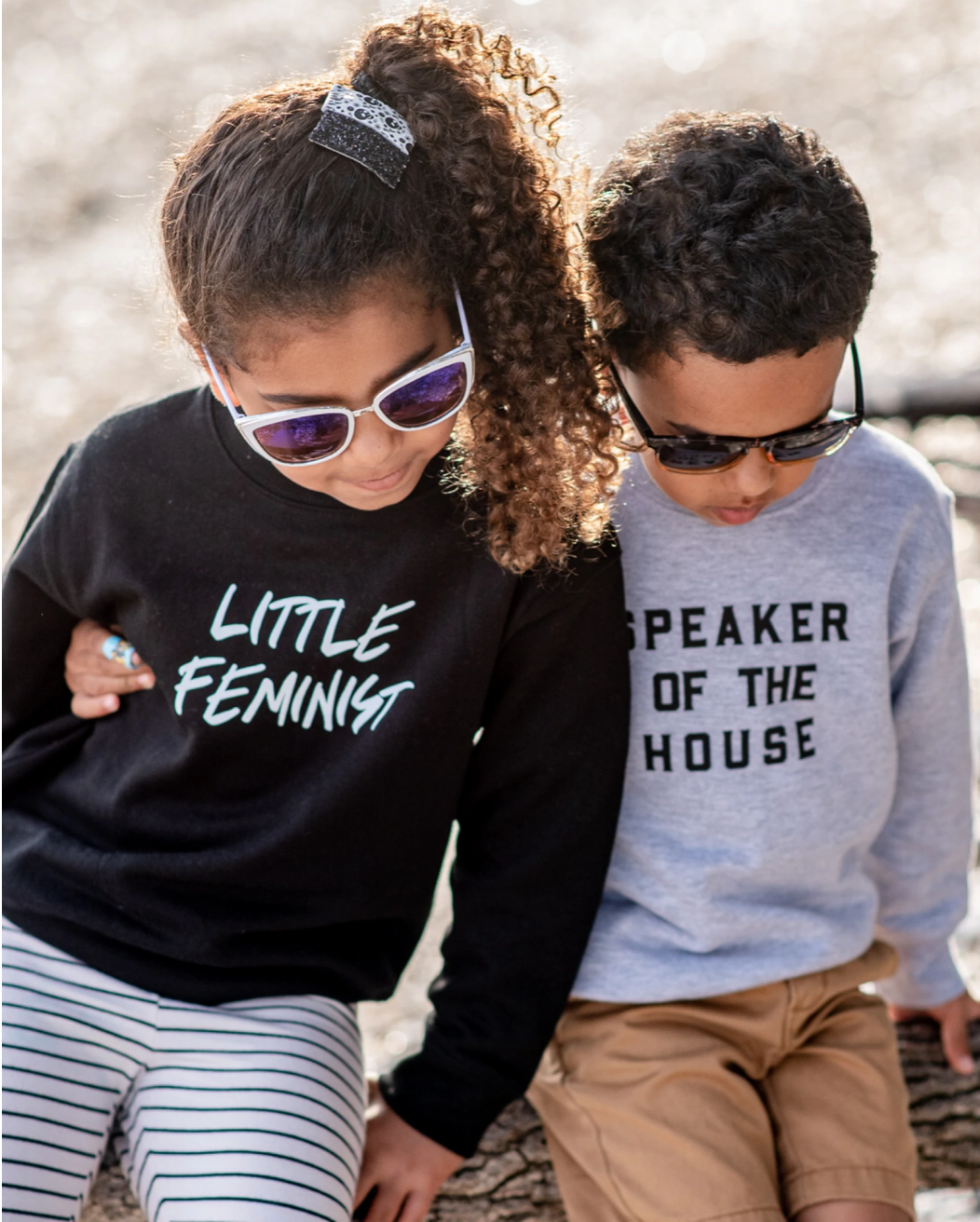 Speaker of the House Long Sleeve Kids Sweatshirt - Twinkle Twinkle Little One