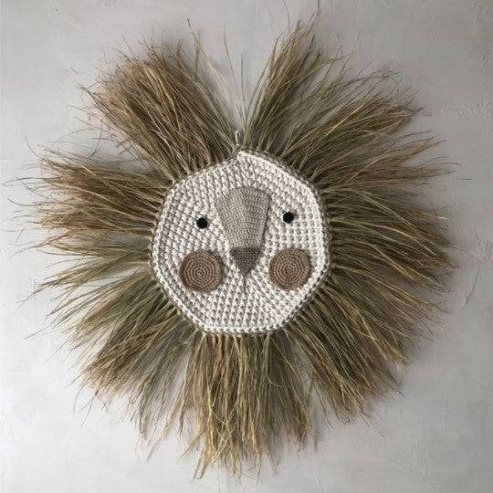 Crochet Lion Wall Hanging - Twinkle Twinkle Little One