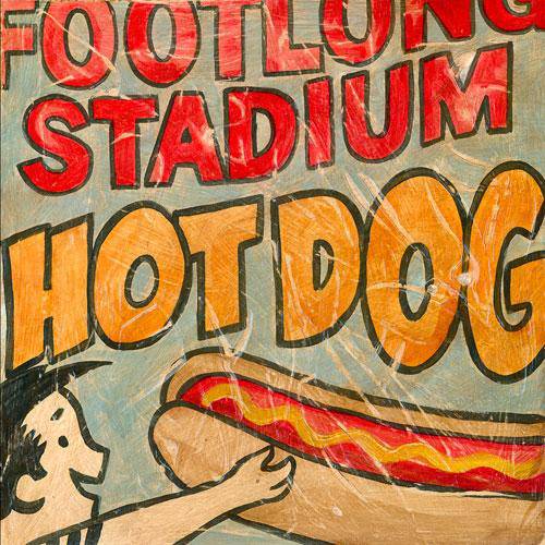 Stadium Dog - Canvas Reproduction