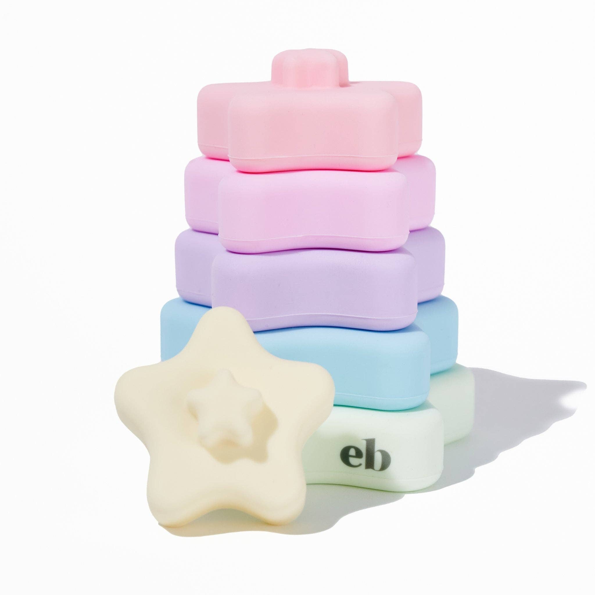 Star Silicone Stacking Toy - Twinkle Twinkle Little One