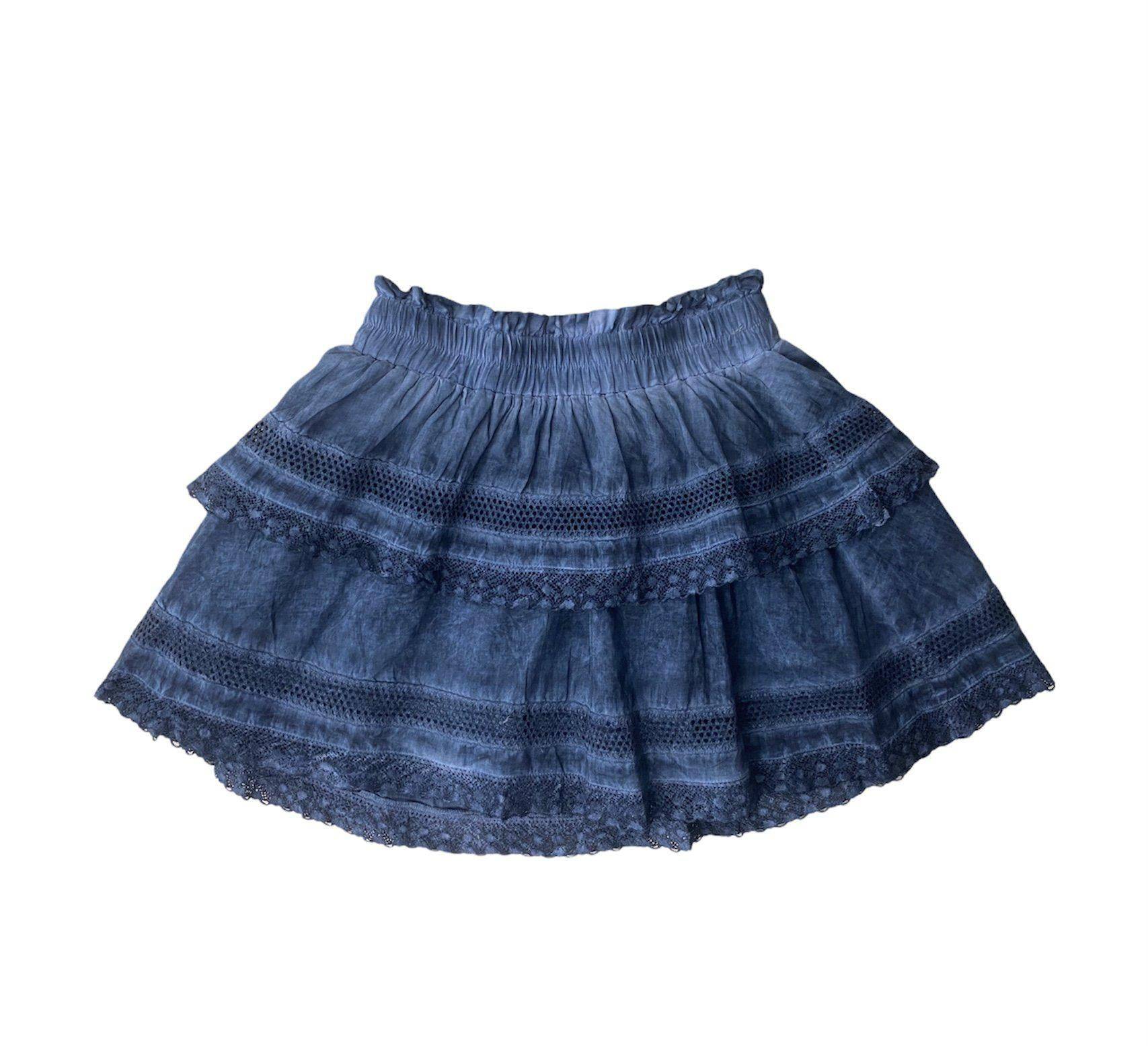 Blue Stone Wash Skirt - Twinkle Twinkle Little One